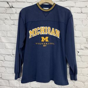 Vintage Michigan Wolverines Lee Sport Crewneck Sweatshirt Size L Embroidered 90s